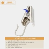Móc Treo Rèm Dạng Kẹp Đa Năng - Kẹp Vải Treo Tường, Giá 9.500 VND Giảm Sốc 2