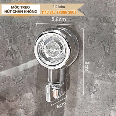 Móc treo tường hút chân không cho túi xách, ví, quần áo, chìa khóa, giảm còn 27.800₫ 10