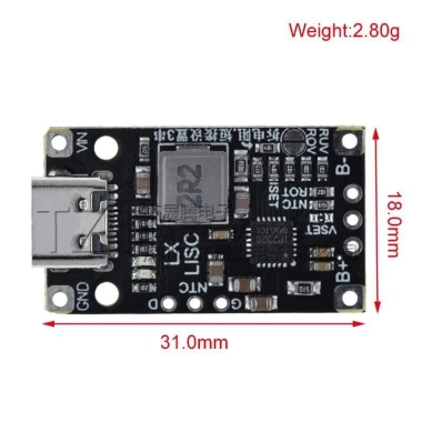 Module BMS Type-C Sạc Nhanh Pin Lithium-Ion 3.7V 2S/3S - Giá chỉ 28.000₫ 6
