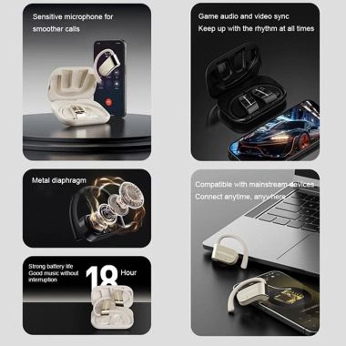 Monster GT10 Bluetooth 5.4 không dây Game Mode âm thanh tốt treo tai 209k 2
