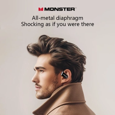 Monster GT10 Bluetooth 5.4 không dây Game Mode âm thanh tốt treo tai 209k 5