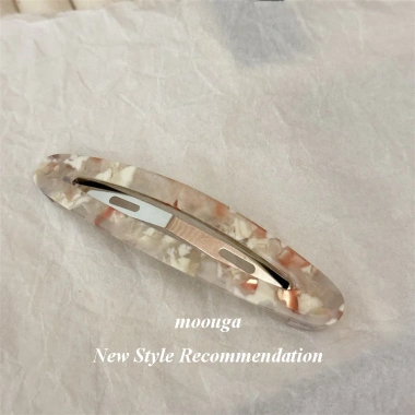 Moouga Kẹp Tóc Acetate Khí Chất Breaking Clip Rỗng Hình Bầu Thời Trang Giá 46.267 VND