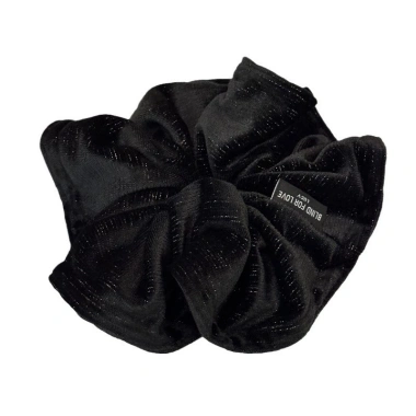Moouga Thu Đông Nhung Vàng Scrunchy Dây Buộc Tóc Đẹp Nhấp Nháy Đuôi Ngựa Đầu Hoa 8