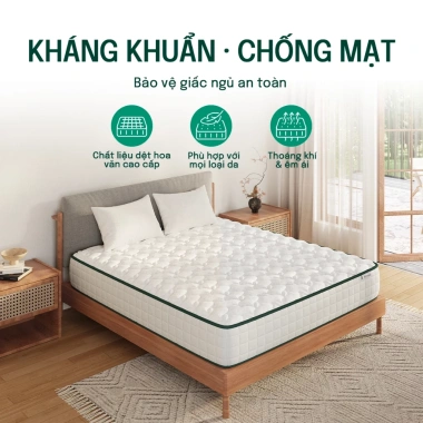 Mosswood Nệm Foam 20cm Lò xo túi độc lập - Tiếng ồn thấp, hỗ trợ cột sống, 2.399.000₫ 8