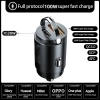 MotoPlex Tẩu Sạc Nhanh 12V/24V PD QC3.0 USB‑C 5 Cổng Đèn LED - Giá Ưu Đãi 32.1k VND 8
