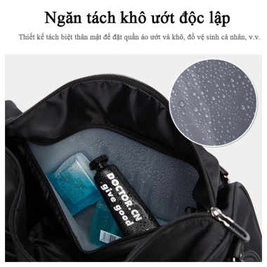 MOYYI Túi du lịch nam gói thể thao thủ công bền, phù hợp công tác ngắn hạn - Giảm 22%