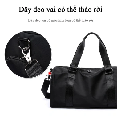 MOYYI Túi du lịch nam gói thể thao thủ công bền, phù hợp công tác ngắn hạn - Giảm 22%