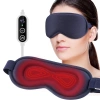 Msdear Mặt nạ ngủ mắt sưởi ấm USB, nhiệt độ & rung, mắt khô, xoang, migraine