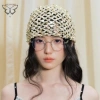Mũ Beanie Nữ Vintage Đính Kim Sa Lấp Lánh - Du Lịch, Chụp Ảnh Hè Thu, Giá 159,192 3