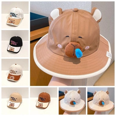 Mũ bóng chày Capybara DYRUIZA Kawaii - Che nắng hè, thoáng khí, chống UV cho trẻ em 2