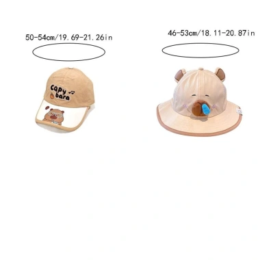 Mũ bóng chày Capybara DYRUIZA Kawaii - Che nắng hè, thoáng khí, chống UV cho trẻ em 3