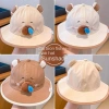 Mũ bóng chày Capybara DYRUIZA Kawaii - Che nắng hè, thoáng khí, chống UV cho trẻ em 4