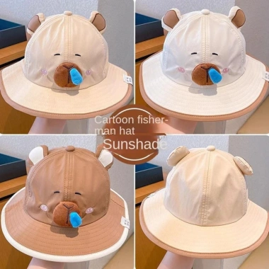 Mũ bóng chày Capybara DYRUIZA Kawaii - Che nắng hè, thoáng khí, chống UV cho trẻ em 4