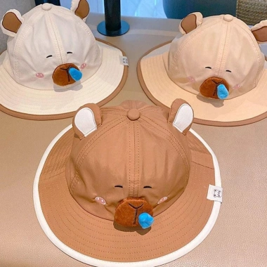Mũ bóng chày Capybara DYRUIZA Kawaii - Che nắng hè, thoáng khí, chống UV cho trẻ em 5
