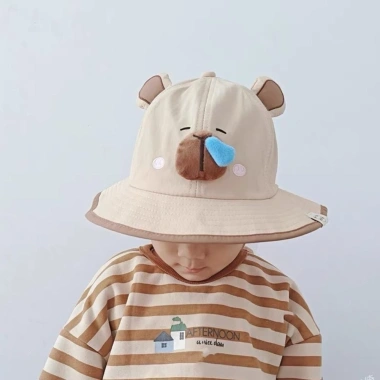 Mũ bóng chày Capybara DYRUIZA Kawaii - Che nắng hè, thoáng khí, chống UV cho trẻ em 6