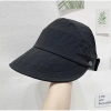 Mũ Bucket Chống Nắng Mùa Hè Hở Chóp, Có Móc Đeo Khẩu Trang, UV 100%, Gấp Gọn Du Lịch Nữ 28k 7