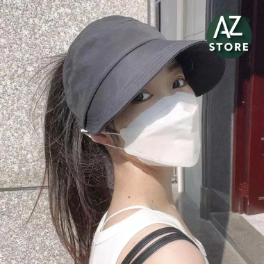 Mũ bucket chống nắng mùa hè, hở chóp, móc đeo khẩu trang, siêu mát - Giá ưu đãi 11.500đ