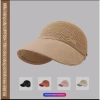 Mũ bucket chống nắng nữ tiểu thư, có nút đeo khẩu trang, bảo vệ UV 4