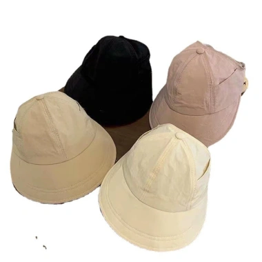 Mũ Bucket Hở Chóp Chống Nắng UV - Nút Đeo Khẩu Trang, Thời Trang, Giá 26.500₫