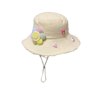 Mũ Bucket Hoa Mặt Cười Unisex Size Lớn - Nón Vành Rộng Kèm Dây Chống Nắng M85 Giá 82.000₫ 3