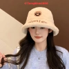 Mũ Bucket Lông Mặt Cười - Nón Vành Tròn Giữ Ấm Thời Trang Nữ Giá 45.430đ 3