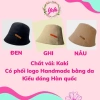 Mũ Bucket nữ Handmade Nón Tai Bèo Vành Nhỏ Hàn Quốc - Thời Trang che nắng 30k 3