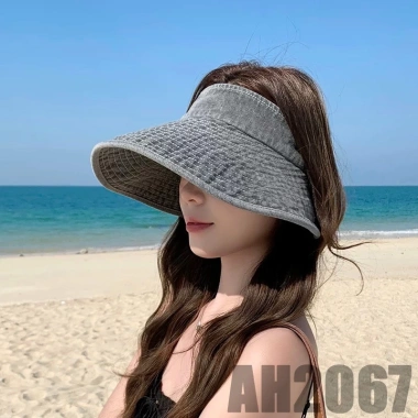 Mũ bucket nữ vải Jean vành rộng, chống UV thời trang AH2.067 - 150k