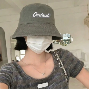 Mũ bucket vành cụp nón tai bèo thêu Peachy nbivest cotton cao cấp unisex 55k giảm từ 68k