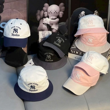 Mũ cặp nam nữ New York vải mềm, mũ lưỡi trai, nón bucket tai bèo vành tròn - Giá 160.000đ