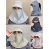Mũ che nắng lụa băng thoáng khí kèm khăn choàng chống nắng - Giá chỉ 29.000₫ - anhtuyetstore