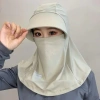 Mũ che nắng lụa băng thoáng khí kèm khăn choàng chống nắng - Giá chỉ 29.000₫ - anhtuyetstore 3