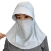 Mũ che nắng lụa băng thoáng khí, mũ chui đầu & khăn choàng mùa hè, giá 39.999đ 2