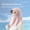Mũ che nắng lụa băng thoáng khí, mũ chui đầu & khăn choàng mùa hè, giá 39.999đ 9