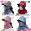 Mũ Chống Nắng Caro + Khăn Che Kín Mặt Chống Tia UV, Lỗ Thông Hơi, Mùa Hè Giá 36K