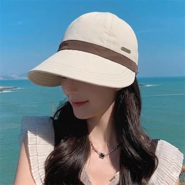 Mũ Chống Nắng Hở Đầu Vành Rộng - Quai Điều Chỉnh, Thể Thao Nửa Đầu, Nón Hở Chóp Đi Biển Nữ 9 Mũ Chống Nắng Hở Đầu Vành Rộng - Quai Điều Chỉnh, Thể Thao Nửa Đầu, Nón Hở Chóp Đi Biển Nữ 9