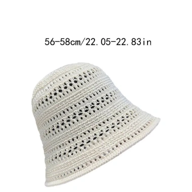 Mũ chống nắng NBANLIKE dệt kim xô, phong cách Pháp, du lịch - Giảm còn 52.488₫