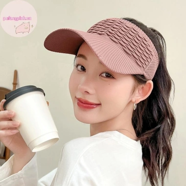 Mũ Chống Nắng Nữ Pufangpink UV - Rỗng Du Lịch Biển Thể Thao, Tấm Dệt Kim 57.132₫ 2