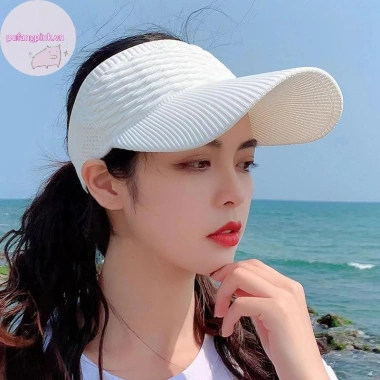 Mũ Chống Nắng Nữ Pufangpink UV - Rỗng Du Lịch Biển Thể Thao, Tấm Dệt Kim 57.132₫ 8
