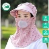 Mũ chống nắng nữ vải thoáng mát, vành rộng bảo vệ toàn diện - Giá ưu đãi 38.000₫ 2