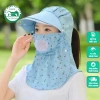Mũ chống nắng nữ vải thoáng mát, vành rộng bảo vệ toàn diện - Giá ưu đãi 38.000₫ 7