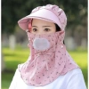 Mũ chống nắng nữ vải thoáng mát, vành rộng bảo vệ toàn diện - Giá ưu đãi 38.000₫ 10