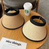 Mũ Chống Nắng Nứa Đầu Rộng Vành - Mũ Cói HotTrend Chống UV, Nón Chóp Nam Nữ Phong Cách Hàn Quốc, Giá chỉ 29.000₫ 10