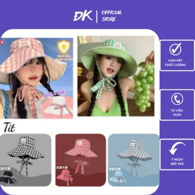 Mũ Chống Nắng Tai Bèo Rộng Vành Gia Dụng ĐK - Bảo Vệ UV, Thoáng Khí, Giá Siêu Tiết Kiệm 52.999₫ 4