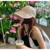 Mũ chống nắng vải mềm dây rút thoáng khí, nón rộng vành nữ, che UV - Giá chỉ 48.500₫ 8