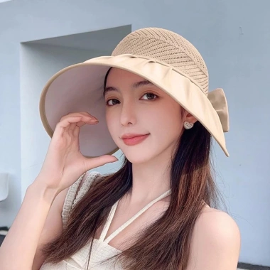Mũ Chống Nắng Vành Lớn Tia Cực Tím Ngoài Trời Thiết Kế Vành Rộng Cho Nữ