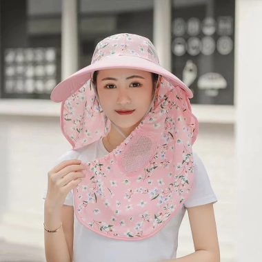 Mũ chống nắng vành rộng gấp lại kèm khẩu trang nữ - Hàng Loại 1, giá 39.000 7 Mũ chống nắng vành rộng gấp lại kèm khẩu trang nữ - Hàng Loại 1, giá 39.000 7