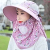 Mũ chống nắng vành rộng gấp lại kèm khẩu trang nữ - Hàng Loại 1, giá 39.000 8