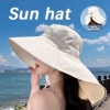 Mũ chống nắng vành rộng Hàn Quốc nữ mùa hè - Trùm đầu ngư dân, bảo vệ UV, giá 79.000₫ 2