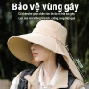 Mũ chống nắng vành rộng Hàn Quốc nữ mùa hè - Trùm đầu ngư dân, bảo vệ UV, giá 79.000₫ 4