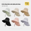 Mũ chống nắng vành rộng Hàn Quốc nữ mùa hè - Trùm đầu ngư dân, bảo vệ UV, giá 79.000₫ 8